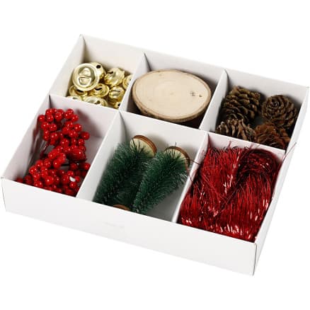 Presentdekorationer, gammeldags, 6 mix./ 1 f�rp.