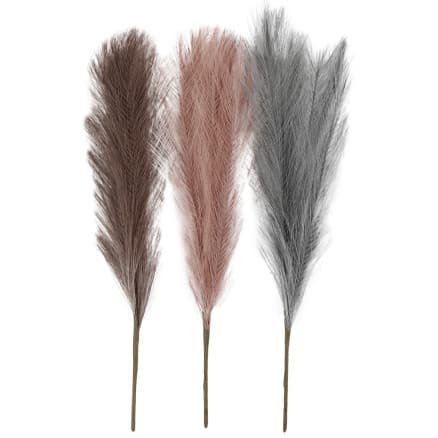 Pampasgräs, L: 50 cm, delikat blå, frostad lila, gl. Rosa, 3 st / 1 bdt.