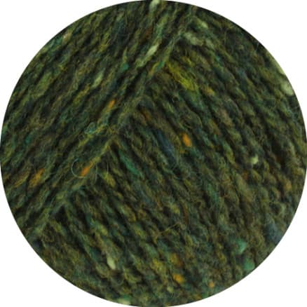 Lana Grossa Landlust Soft Tweed 180 Garn 107 Mörkgrön