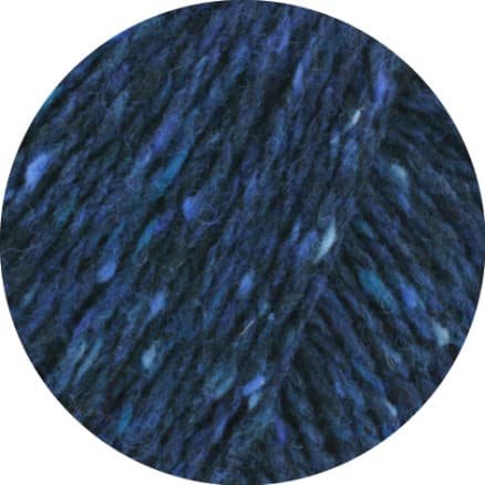 Lana Grossa Landlust Soft Tweed 180 Garn 114 Mörkblå