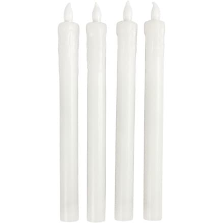 LED-ljus, H: 24,5 cm, diam. 20 mm, 4 st / 1 frp.