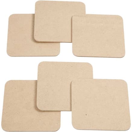 Stycke, storlek 10x10 cm, tjocklek 3 mm, 6 st / 1 frp.