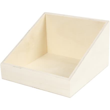 Vitrinskåp, H: 12 (4) cm, D: 19,5 cm, B: 19,5 cm, 1 st.