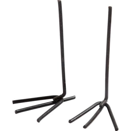 Fågelfötter och kycklingfötter, H: 5 cm, B: 2 cm, Svart, 10 par/1 frp.