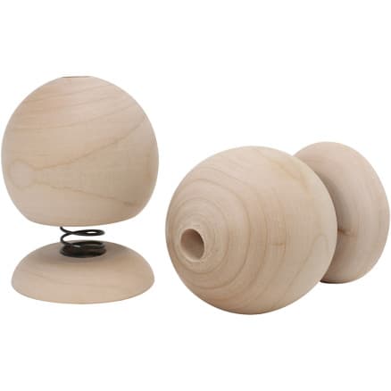 Figur för hoppande dykare i trä, H: 75 mm, diam. 50 mm, 12 st / 1 frp.