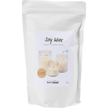 Sojavax, För ljus i behållare, cream, 500 g/ 1 förp.