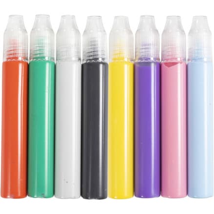 Ljuspennor, mixade färger, 8x30 ml/ 1 förp.