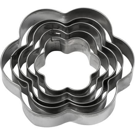 Utsticksform, blomma, stl. 8 cm, 5 st./ 1 förp.