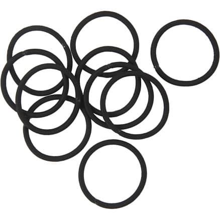 Hårsnodd, Dia. 45 mm, tjocklek 4 mm, svart, 10 st./ 1 förp.