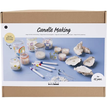 Grupp DIY Kit Ljusgjutning, Ljushållare för värmeljus, 1 förp.
