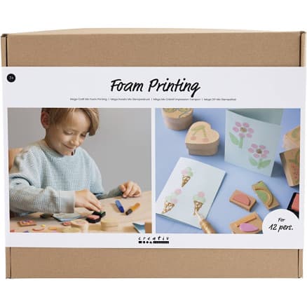 Grupp DIY Kit Stämpeltryck, Kort och askar, 1 förp.
