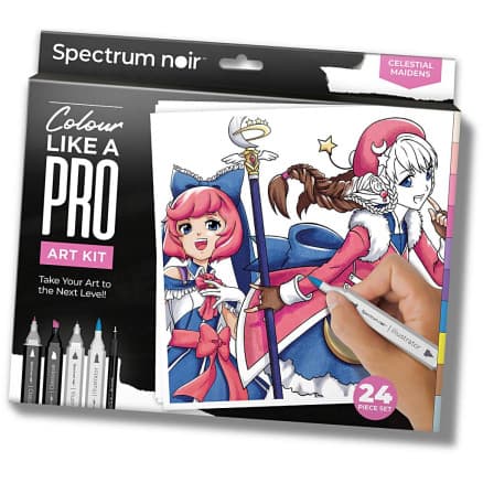 DIY Kit Illustration, Celestial Maidens, mixade färger, 1 förp.