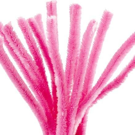 Piprensare, L: 30 cm, tjocklek 15 mm, rosa, 15 st./ 1 förp.