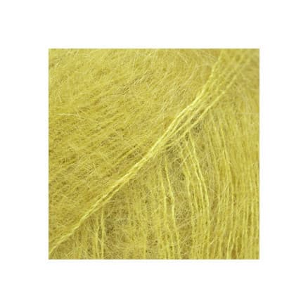 DROPS Kid-Silk Garn Unicolor 67 Ljus Oliv