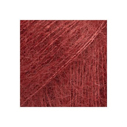DROPS Kid-Silk Garn Unicolor 68 Rödbrun