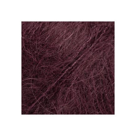 DROPS Kid-Silk Garn Unicolor 71 Mörk Druva