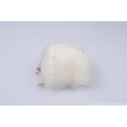 Pompom Pälstofs Akryl Vit 120 mm