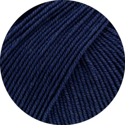 Lana Grossa Cool Wool Seta Garn 04 Midnattsblå