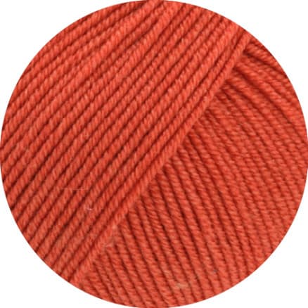 Lana Grossa Cool Wool Seta Garn 08 Rost Röd