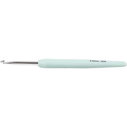 Virknål, L: 13,3 cm, storlek 4 mm, pastellgrön, 1 st.
