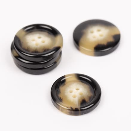 Drops Knapp Imitation Horn (Mocca) 23mm 713 - 50 st.
