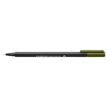 Staedtler Triplus Fineliner Tuschpenna Oliv Grön 0,3mm - 1 st.