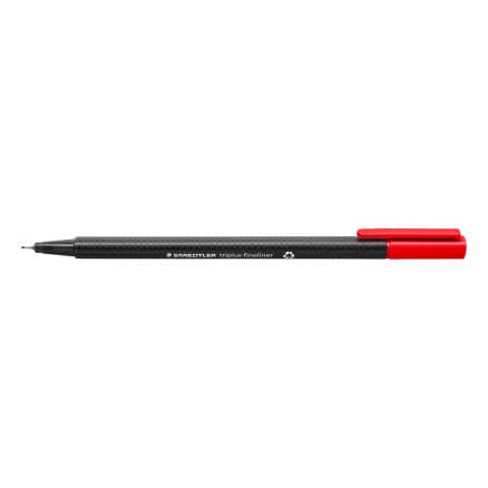 Staedtler Triplus Fineliner Tuschpenna Röd 0,3mm - 1 st.