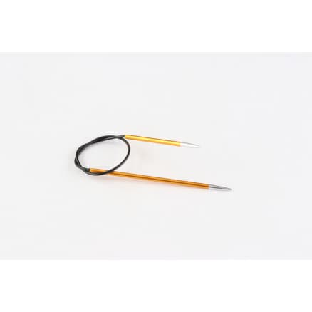 KnitPro Zing Asymmestriska Rundstickor 25 cm 2,25mm
