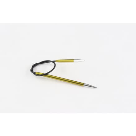 KnitPro Zing Asymmestriska Rundstickor 25 cm 3,50mm