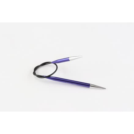 KnitPro Zing Asymmestriska Rundstickor 25 cm 4,50mm