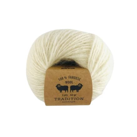 Navia Tradition Garn 901 Vit
