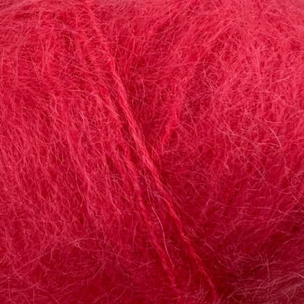 Permin Bella Mohair Garn 62 Mörk Korall