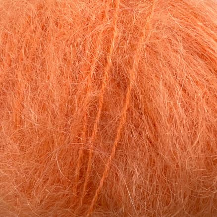 Permin Bella Mohair Garn 66 Ljusorange