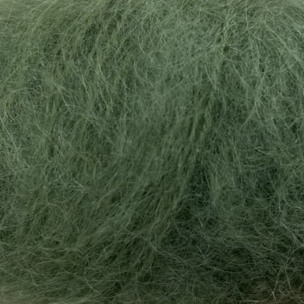 Permin Bella Mohair Garn 87 Mossgrön