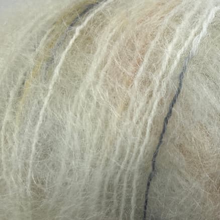 Permin Bella Mohair Garn 50 Råvit