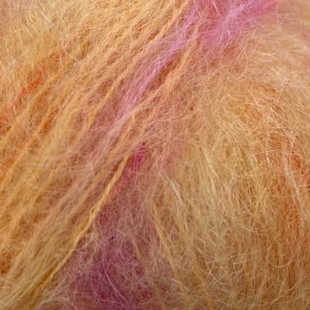 Permin Bella Color Garn 72 Orange/Rosa/Syren