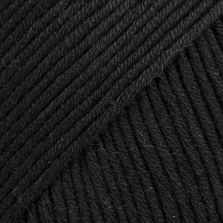 Drops Safran Garn Unicolor 16 Svart
