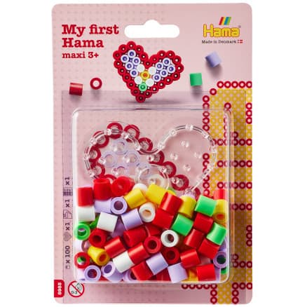 Hama Maxi Pärlor Små Blister 8985 - Hjärta