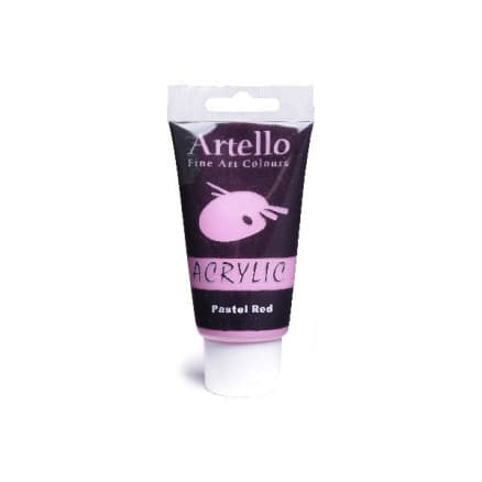 Artello akryl 75ml Pastellröd