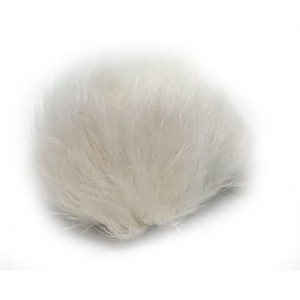 Pompon Pälstofs Kaninhår Natur 60 mm