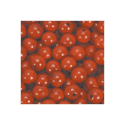 Träpärlor 25mm röd