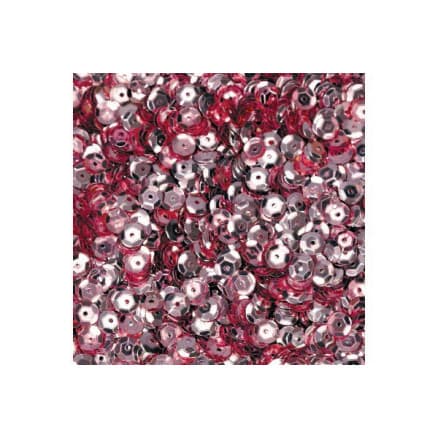 Paljett 5mm 10g nr.5 gl.Rosa