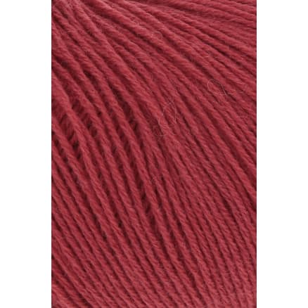 Lang Yarns Garn Merino 400 Lace 61 Röd Melange