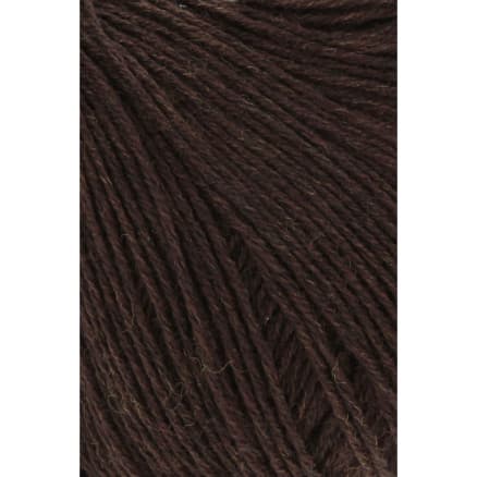 Lang Yarns Merino 400 Lace Garn 368 Mörk Brun Melange