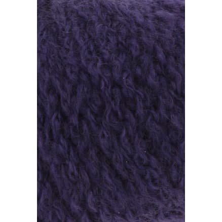 Lang Yarns Kashmir Light Garn 90 Mörklila