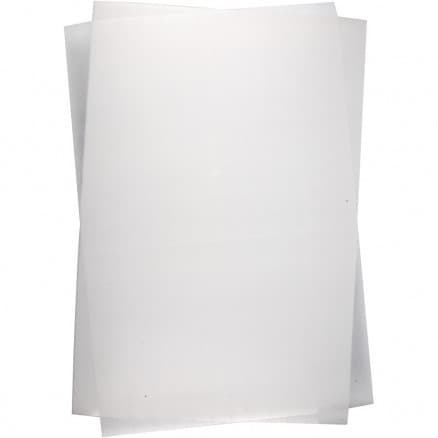 Krympplast Blank Genomskinlig 20x30cm - 10 ark