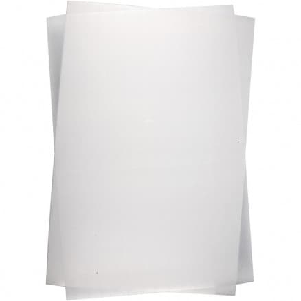 Krympplast Matt Vit 20x30cm - 10 ark