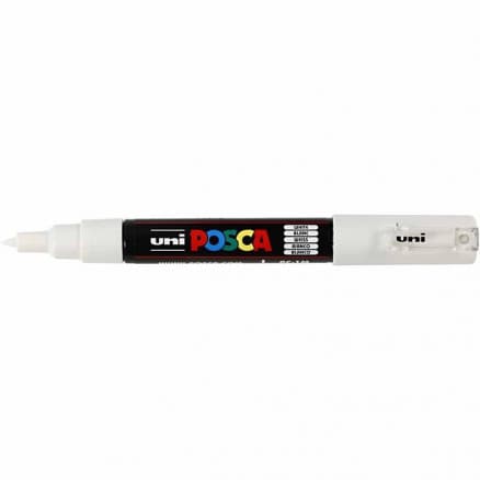 Uni Posca Tusch Extra Fin Vit 0,7mm