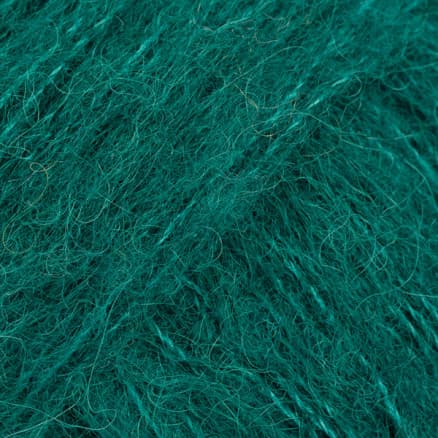 Drops Brushed Alpaca Silk Garn Unicolor 11 Skogsgrön