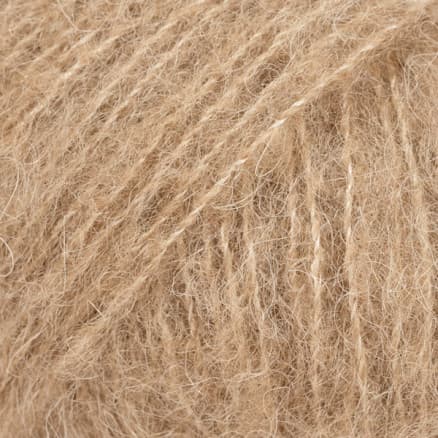 Drops Brushed Alpaca Silk Garn Unicolor 36 Mandel
